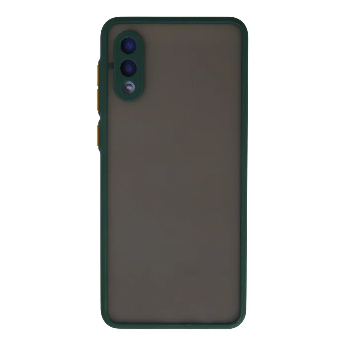 Mey İthalat®  Samsung Galaxy A02 Kılıf Montreal Silikon Kapak - Yeşil