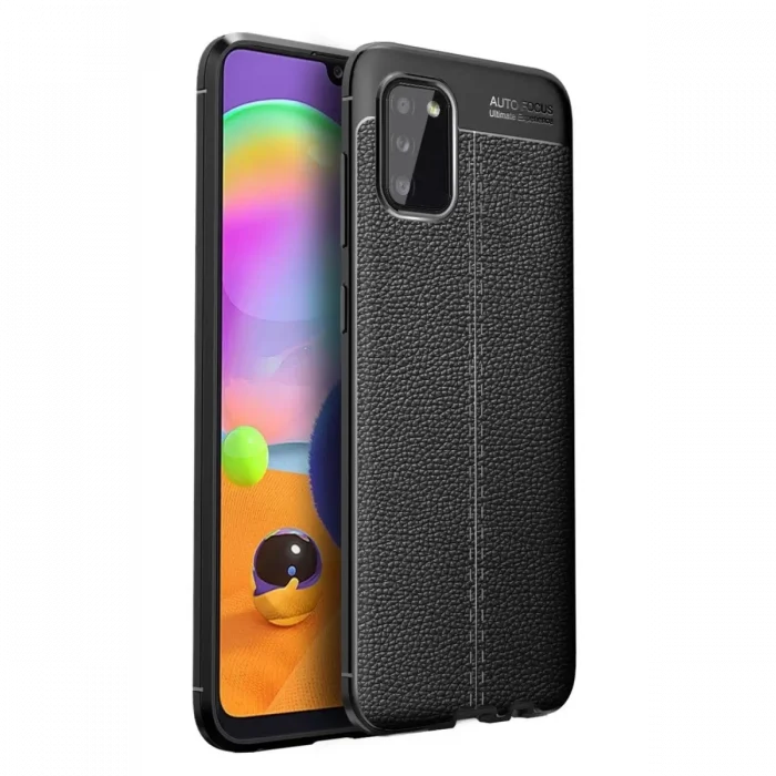 Mey İthalat®  Samsung Galaxy A02S Kılıf Auto Focus Kapak - Siyah