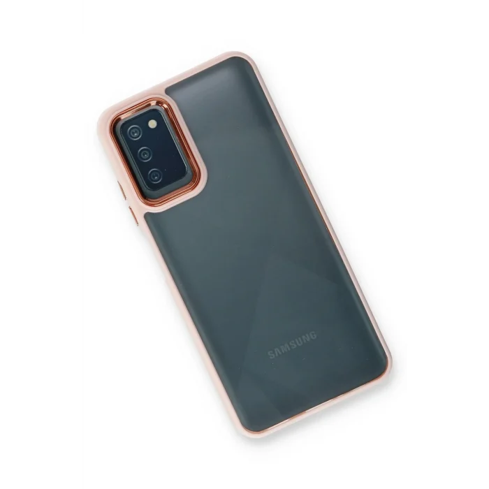 Mey İthalat®  Samsung Galaxy A03S Kılıf Dora Kapak - Pudra
