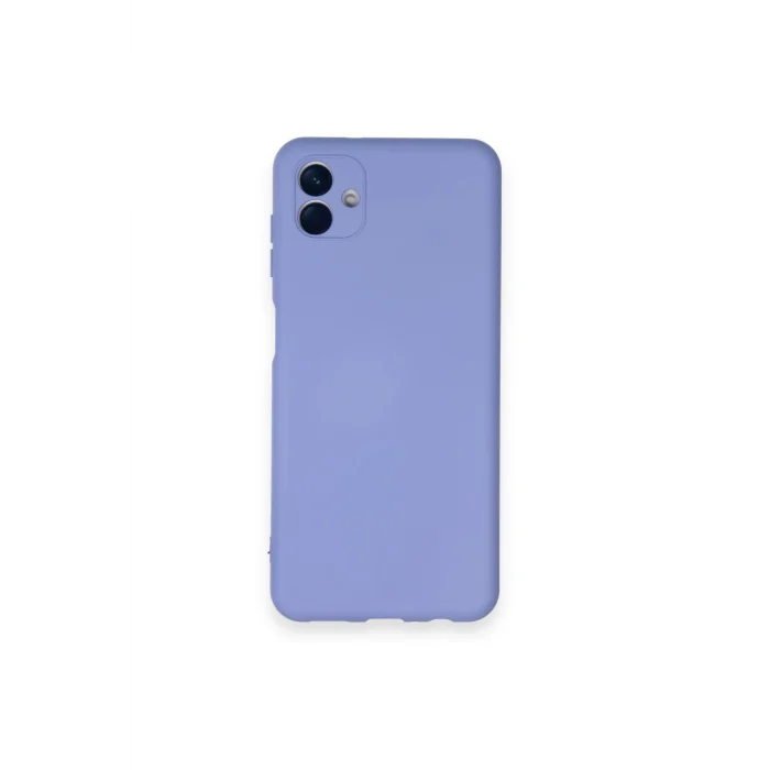 Mey İthalat®  Samsung Galaxy A04 Kılıf Nano içi Kadife Silikon - Lila