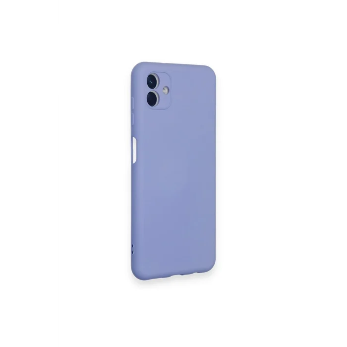 Mey İthalat®  Samsung Galaxy A04 Kılıf Nano içi Kadife Silikon - Lila