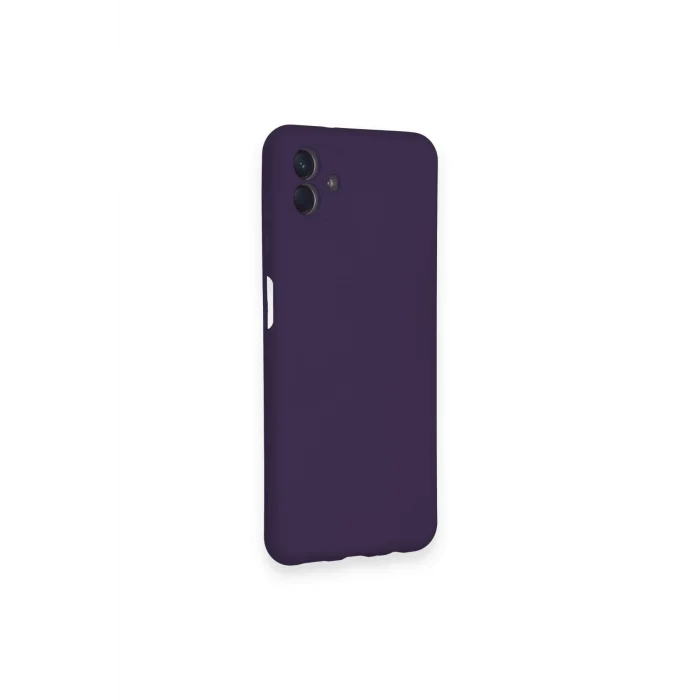 Mey İthalat®  Samsung Galaxy A04 Kılıf Nano içi Kadife Silikon - Mor
