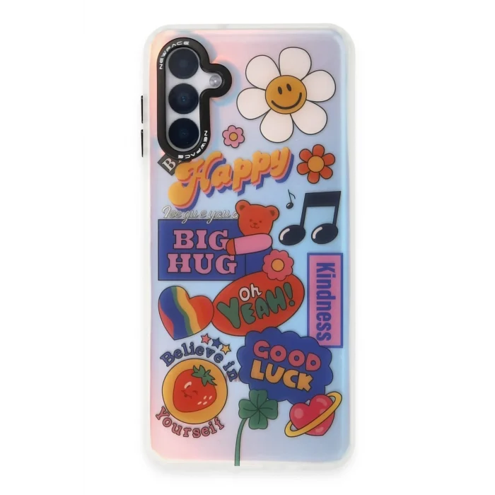 Mey İthalat®  Samsung Galaxy A04S Kılıf Estoril Desenli Kapak - Estoril - 15