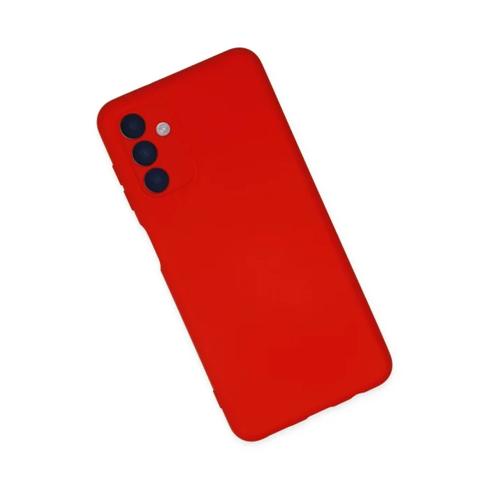 Mey İthalat®  Samsung Galaxy A04S Kılıf Nano içi Kadife Silikon - Kırmızı