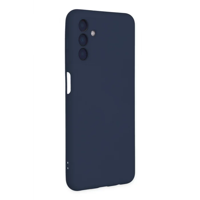 Mey İthalat®  Samsung Galaxy A04S Kılıf Nano içi Kadife Silikon - Lacivert