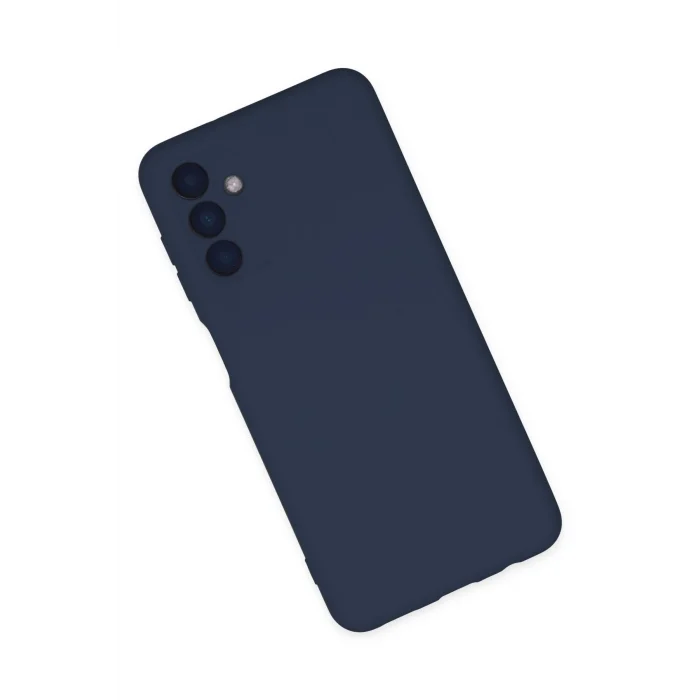 Mey İthalat®  Samsung Galaxy A04S Kılıf Nano içi Kadife Silikon - Lacivert