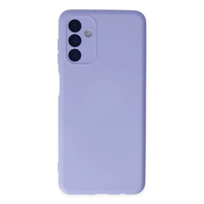 Mey İthalat®  Samsung Galaxy A04S Kılıf Nano içi Kadife Silikon - Lila