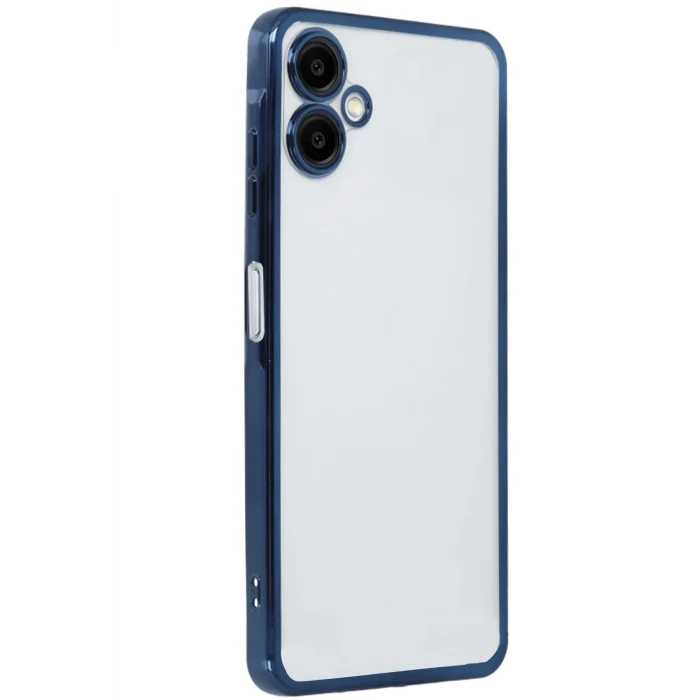Mey İthalat®  Samsung Galaxy A06 Kılıf  Lensli Silikon - Lacivert