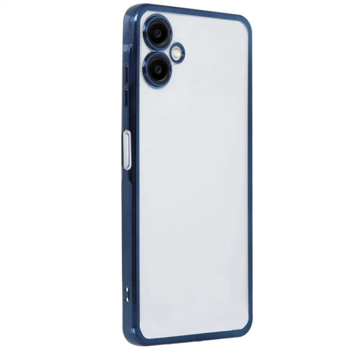 Mey İthalat®  Samsung Galaxy A06 Kılıf  Lensli Silikon - Lacivert