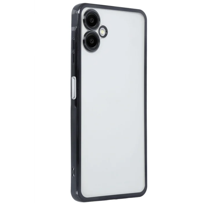 Mey İthalat®  Samsung Galaxy A06 Kılıf  Lensli Silikon - Siyah