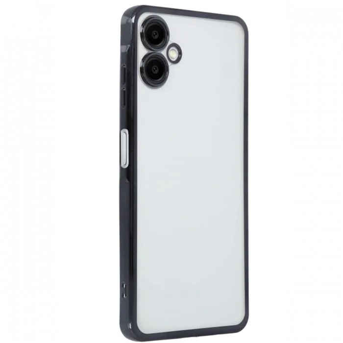 Mey İthalat®  Samsung Galaxy A06 Kılıf  Lensli Silikon - Siyah