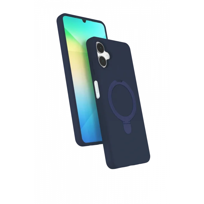 Mey İthalat®  Samsung Galaxy A06 Regal Magsafe Standlı Kapak - Lacivert