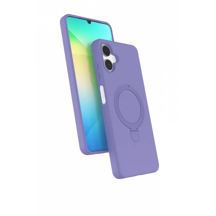 Mey İthalat®  Samsung Galaxy A06 Regal Magsafe Standlı Kapak - Lila