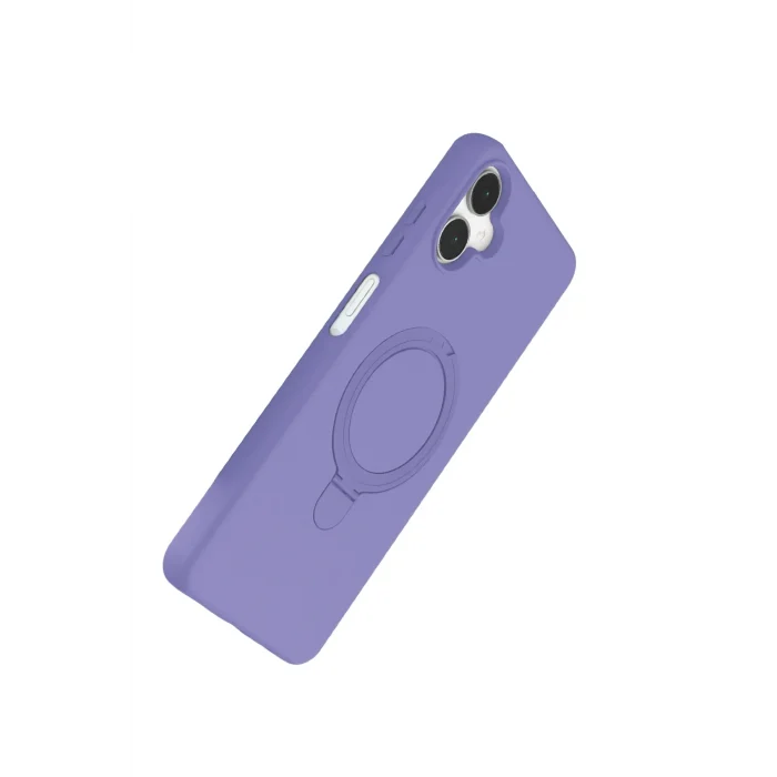 Mey İthalat®  Samsung Galaxy A06 Regal Magsafe Standlı Kapak - Lila