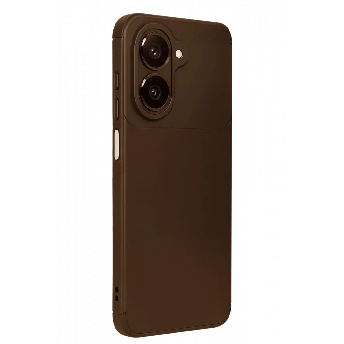 Mey İthalat®  Samsung Galaxy A07 4G Auto Focus Karbon Kapak - Kahverengi