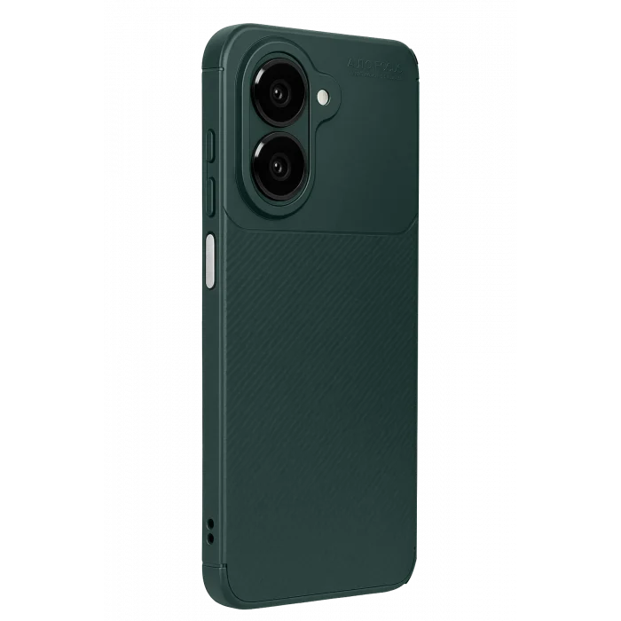 Mey İthalat®  Samsung Galaxy A07 4G Auto Focus Karbon Kapak - Koyu Yeşil