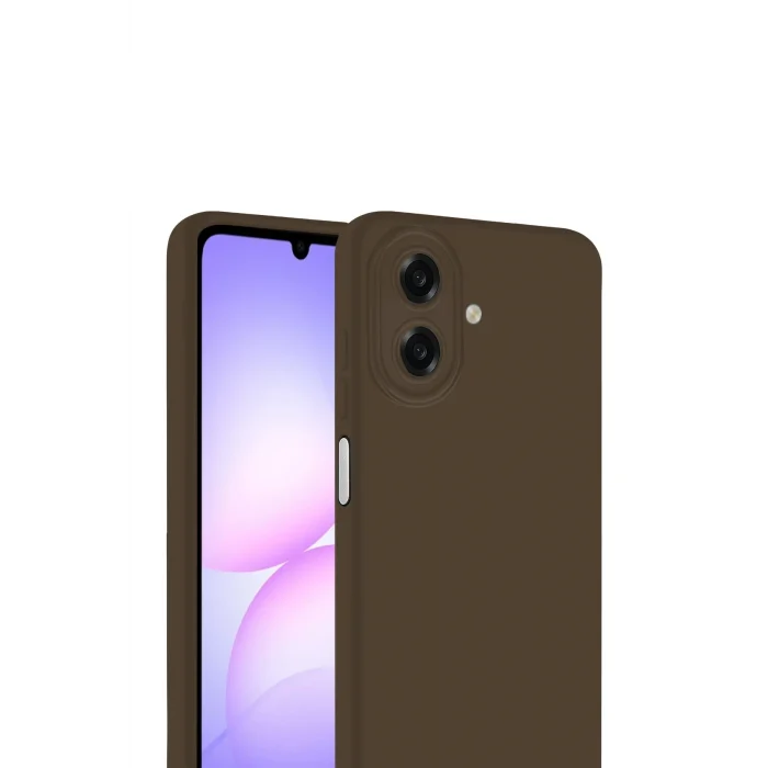 Mey İthalat®  Samsung Galaxy A07 4G First Silikon - Kahverengi