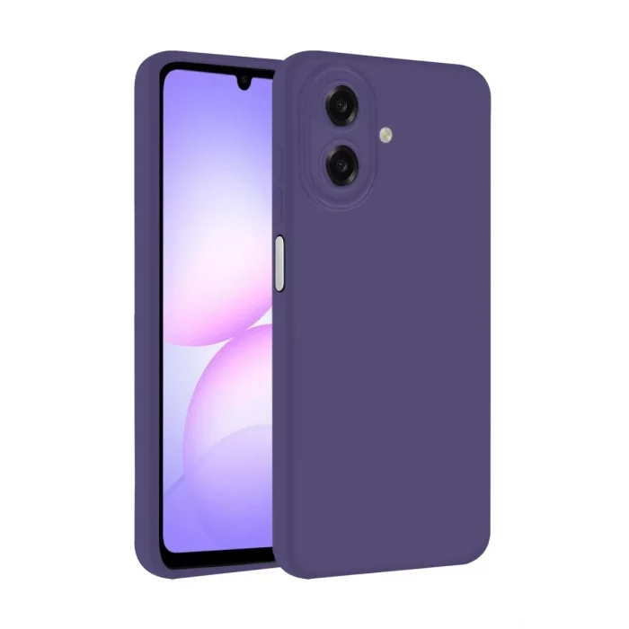 Mey İthalat®  Samsung Galaxy A07 4G First Silikon - Mürdüm
