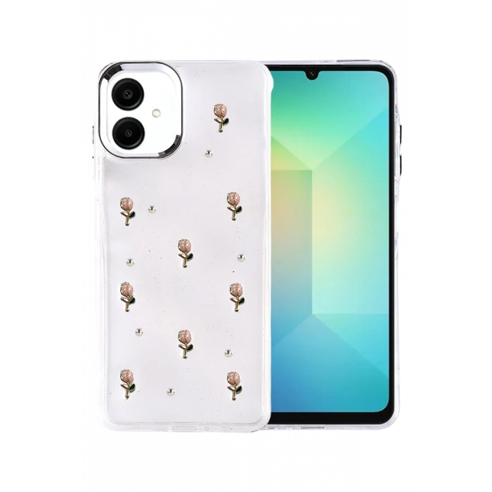 Mey İthalat®  Samsung Galaxy A07 4G Fiyonk Desenli Kapak - Desen 6