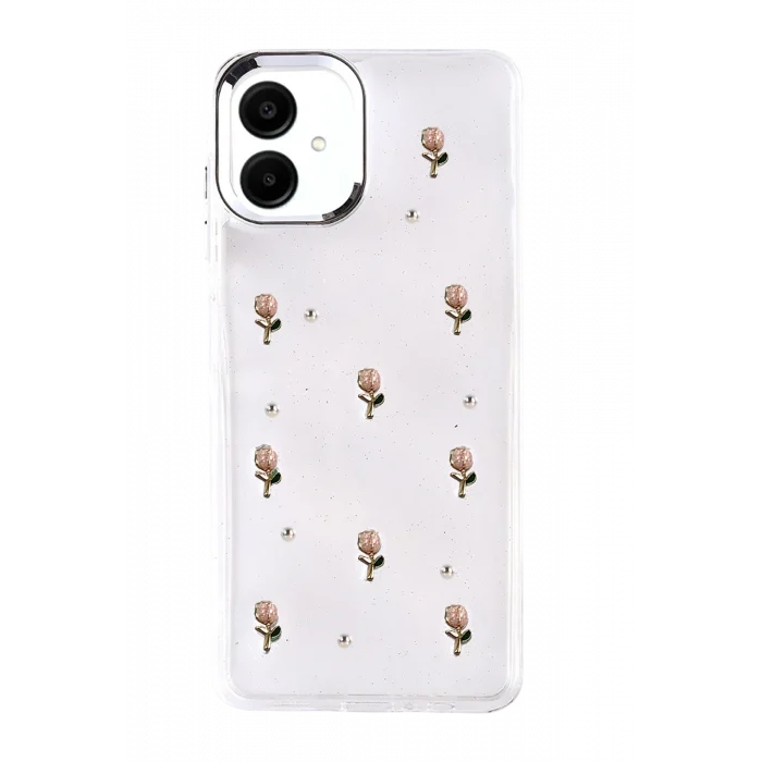 Mey İthalat®  Samsung Galaxy A07 4G Fiyonk Desenli Kapak - Desen 6