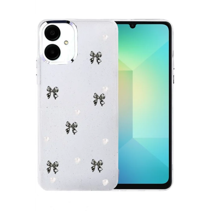 Mey İthalat®  Samsung Galaxy A07 4G Fiyonk Desenli Kapak - Desen 8