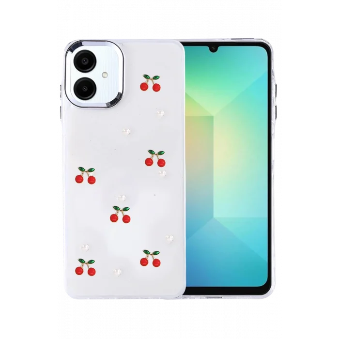 Mey İthalat®  Samsung Galaxy A07 4G Fiyonk Desenli Kapak - Desen 9