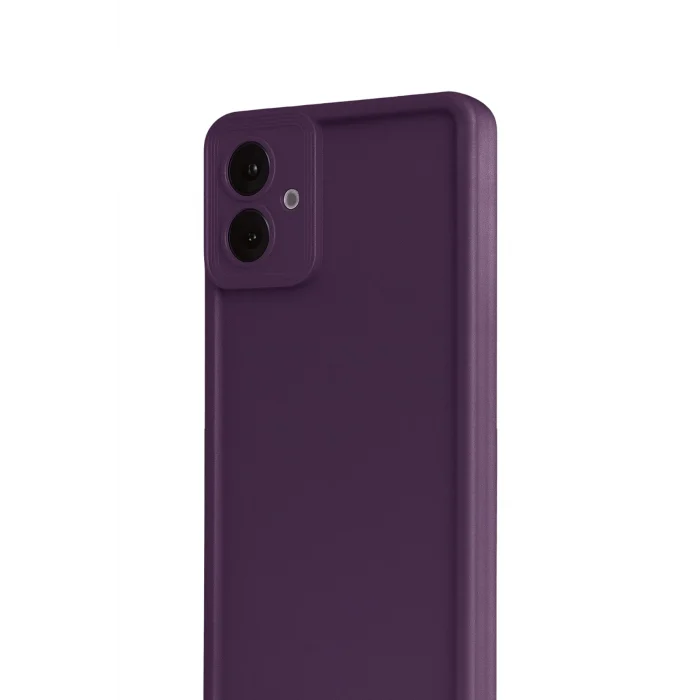 Mey İthalat®  Samsung Galaxy A07 4G Viera Silikon - Mürdüm