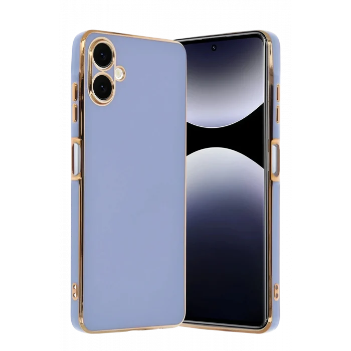 Mey İthalat®  Samsung Galaxy A07 4G Volet Silikon - Mavi