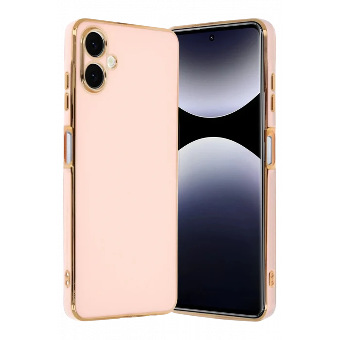 Mey İthalat®  Samsung Galaxy A07 4G Volet Silikon - Pembe