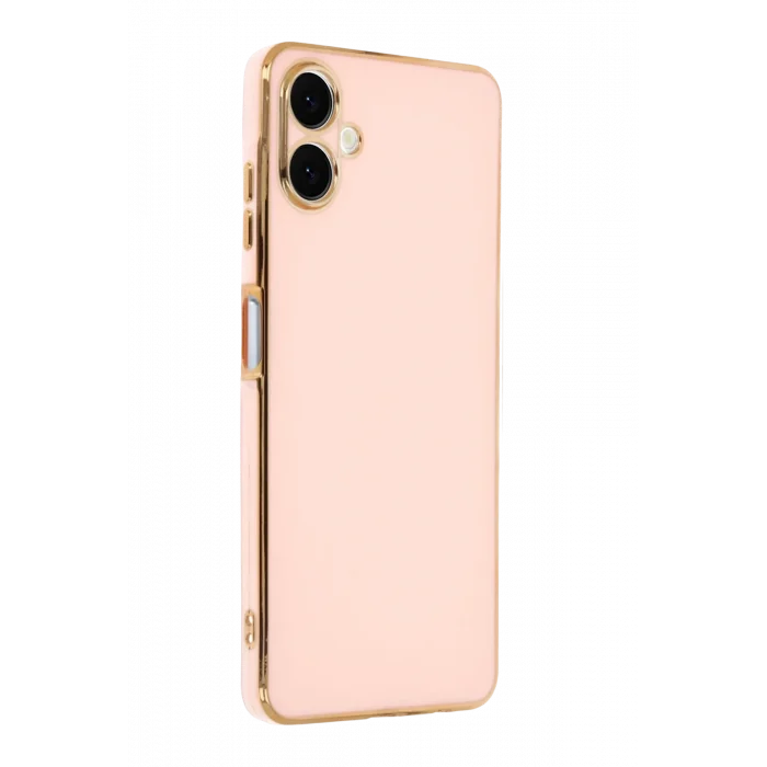 Mey İthalat®  Samsung Galaxy A07 4G Volet Silikon - Pembe