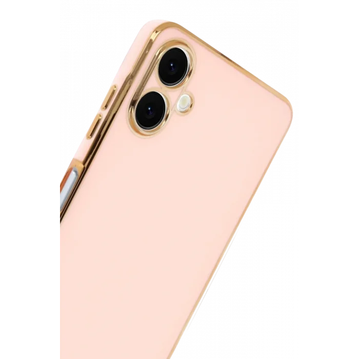 Mey İthalat®  Samsung Galaxy A07 4G Volet Silikon - Pembe