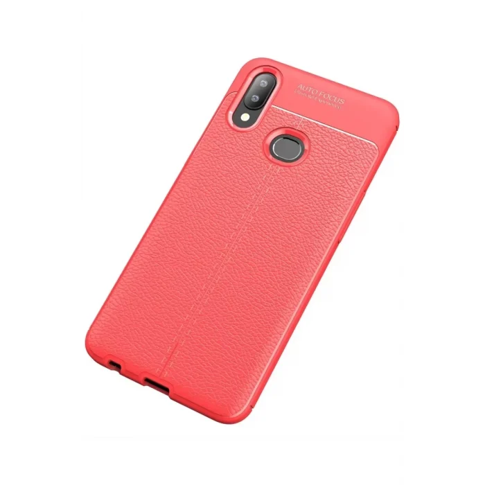 Mey İthalat®  Samsung Galaxy A10S Kılıf Auto Focus Kapak - Kırmızı