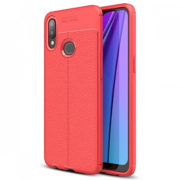 Mey İthalat®  Samsung Galaxy A10S Kılıf Auto Focus Kapak - Kırmızı