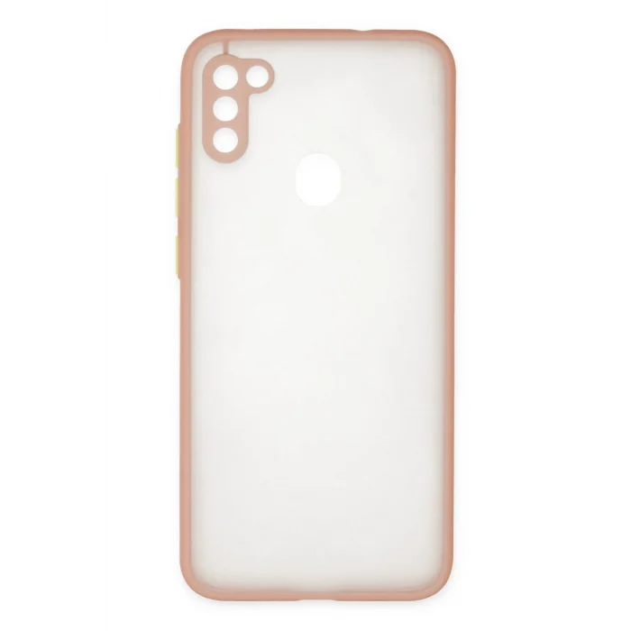 Mey İthalat®  Samsung Galaxy A11 Kılıf Montreal Silikon Kapak - Pembe