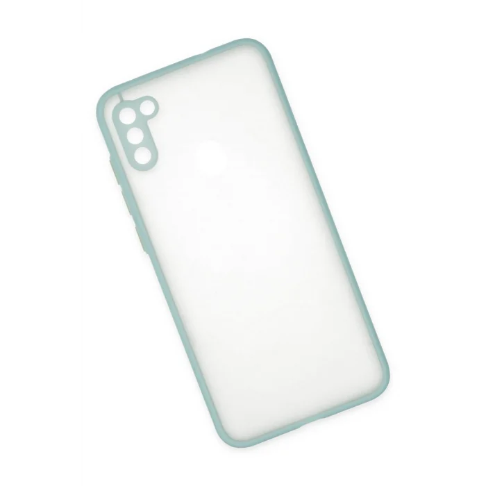 Mey İthalat®  Samsung Galaxy A11 Kılıf Montreal Silikon Kapak - Turkuaz
