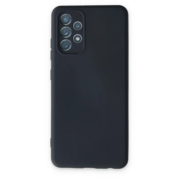 Mey İthalat®  Samsung Galaxy A13 4G Kılıf Nano içi Kadife Silikon - Lacivert