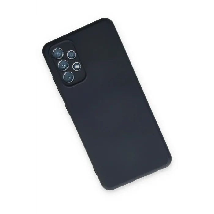 Mey İthalat®  Samsung Galaxy A13 4G Kılıf Nano içi Kadife Silikon - Lacivert