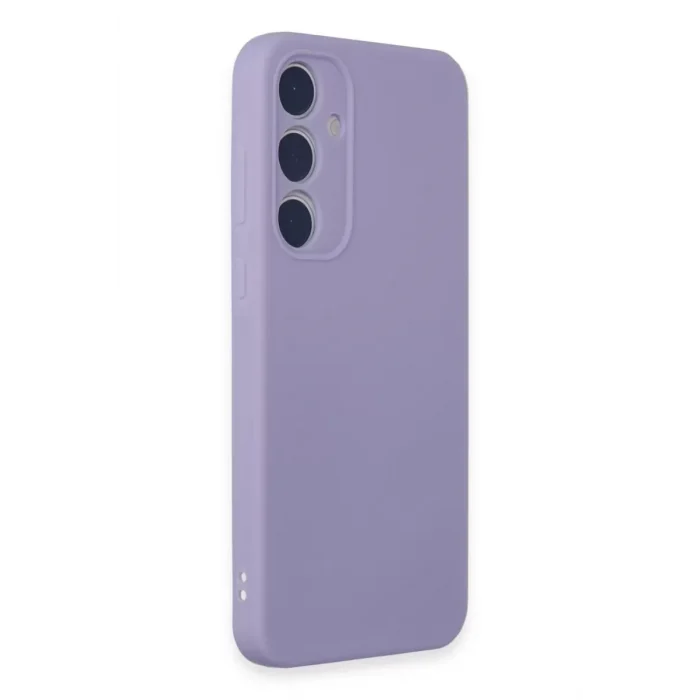 Mey İthalat®  Samsung Galaxy A15 4G Kılıf First Silikon - Lila