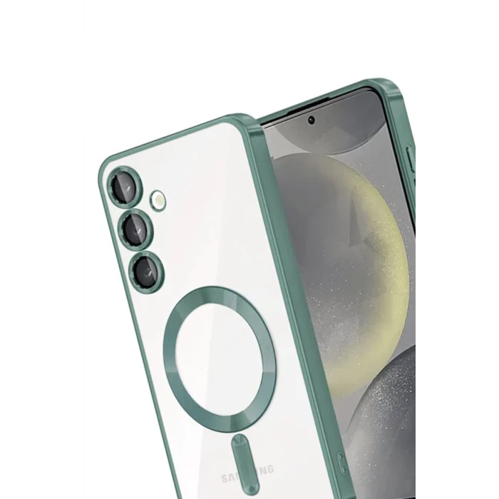 Mey İthalat®  Samsung Galaxy A16 5G Kross Magneticsafe Kapak - Koyu Yeşil