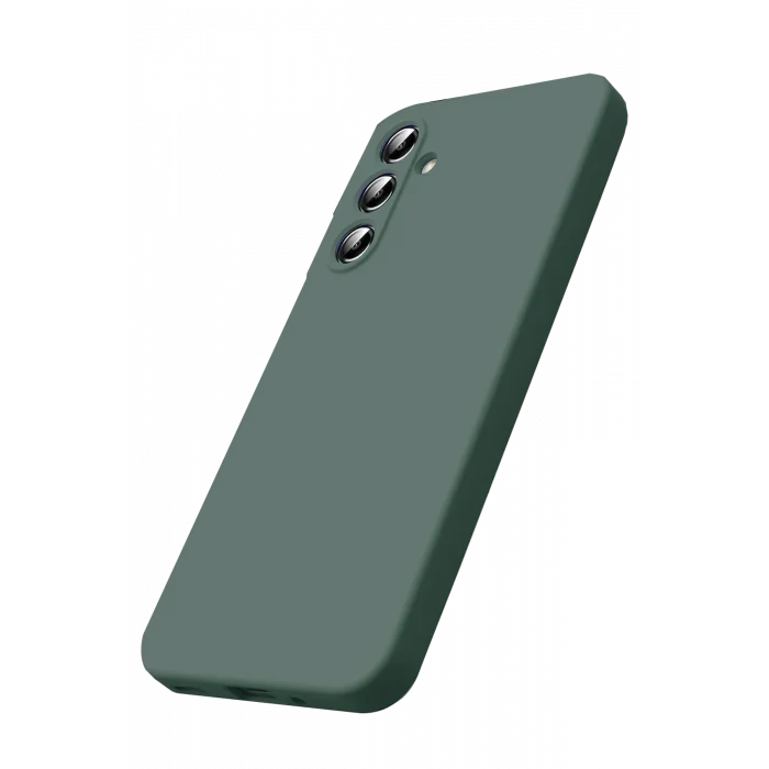 Mey İthalat®  Samsung Galaxy A17 5G Nano içi Kadife Silikon - Koyu Yeşil