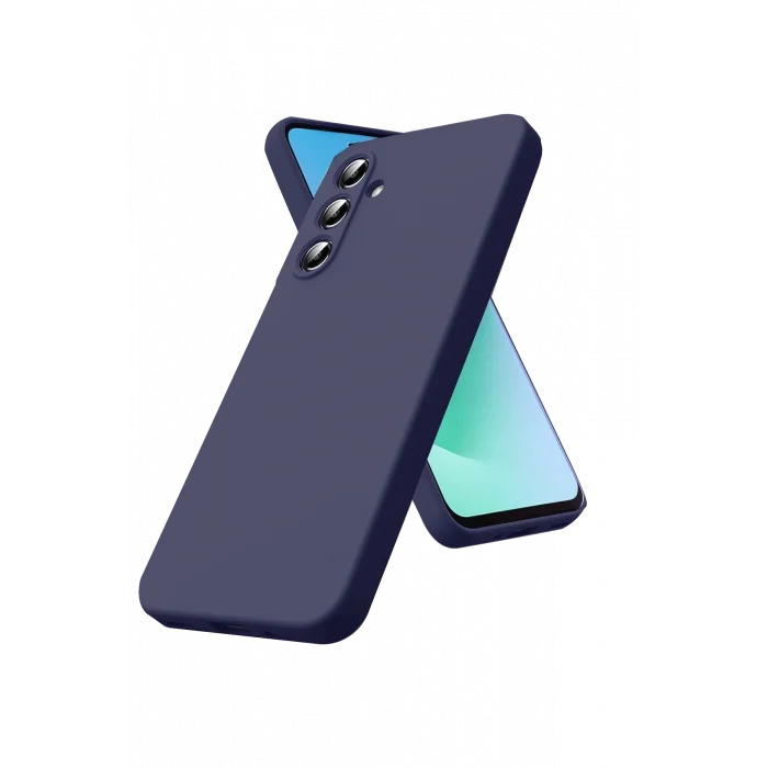 Mey İthalat®  Samsung Galaxy A17 5G Nano içi Kadife Silikon - Lacivert