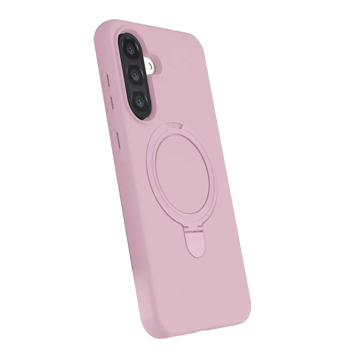 Mey İthalat®  Samsung Galaxy A17 5G Regal Magsafe Standlı Kapak - Açık Pembe