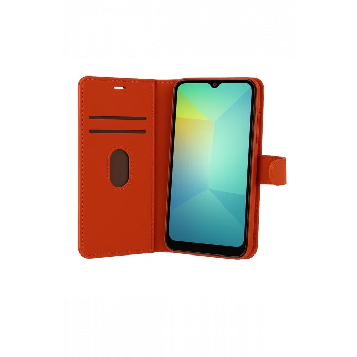 Mey İthalat®  Samsung Galaxy A17 5G Trend S Plus Kapaklı Kılıf - Kırmızı
