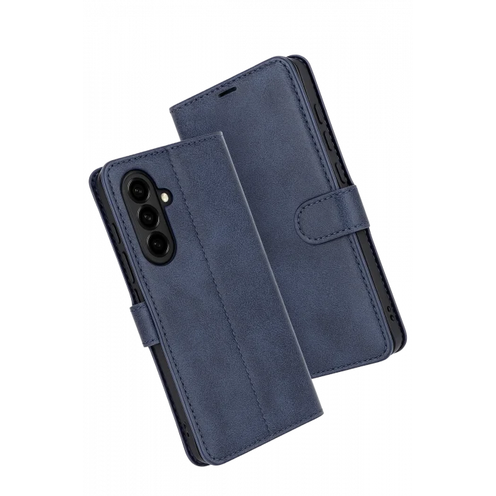 Mey İthalat®  Samsung Galaxy A17 5G Trend S Plus Kapaklı Kılıf - Lacivert