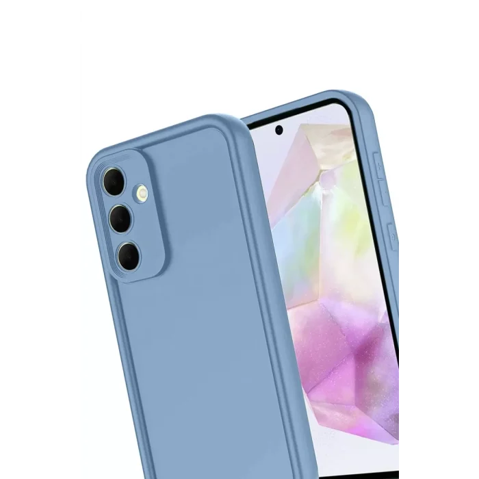 Mey İthalat®  Samsung Galaxy A17 5G Viera Silikon - Mavi