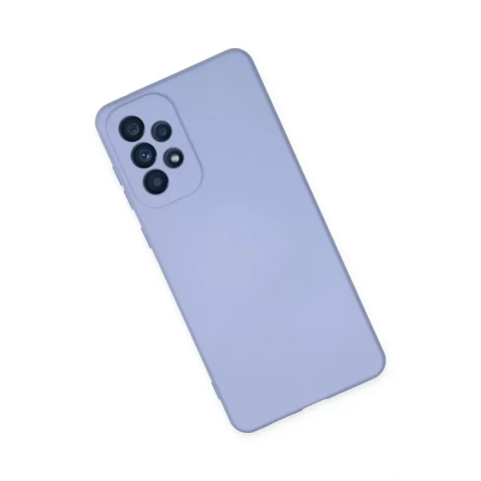 Mey İthalat®  Samsung Galaxy A23 4G Kılıf Nano içi Kadife Silikon - Lila