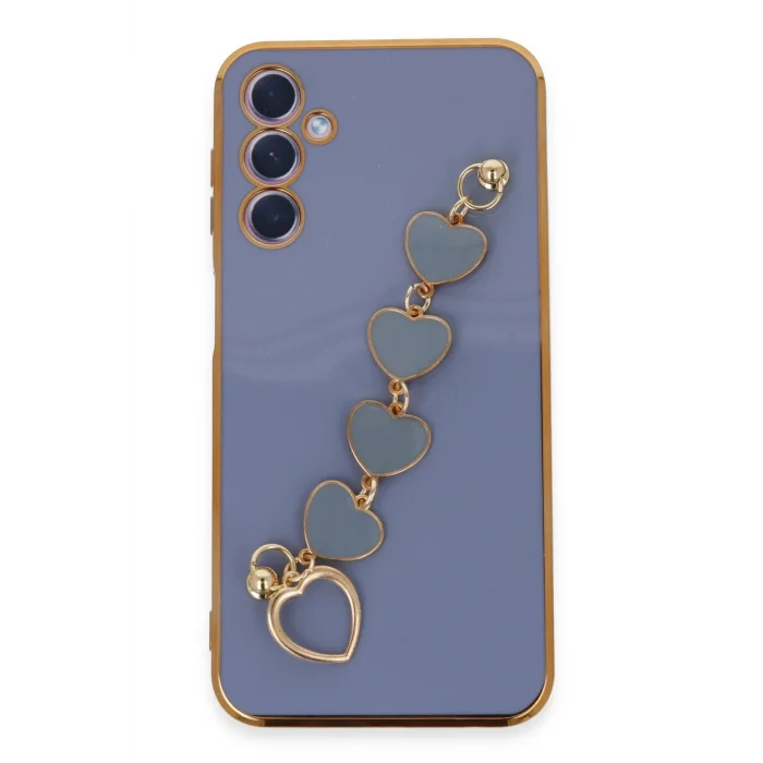 Mey İthalat®  Samsung Galaxy A24 4G Kılıf Esila Silikon - Gri