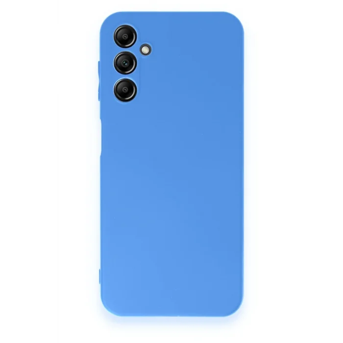 Mey İthalat®  Samsung Galaxy A24 4G Kılıf First Silikon - Mavi