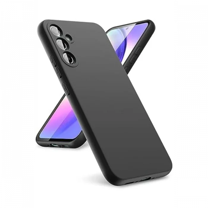 Mey İthalat®  Samsung Galaxy A24 4G Kılıf First Silikon - Siyah