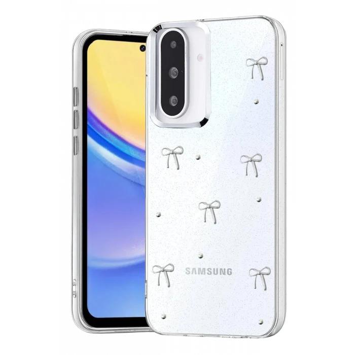 Mey İthalat®  Samsung Galaxy A26 Fiyonk Desenli Kapak - Desen 1
